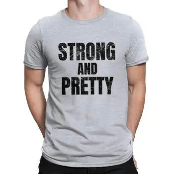 

Unisex NEWEST Strong And Pretty Tshirt Funny Strongman Workout T-Shirt Cotton Top Tee