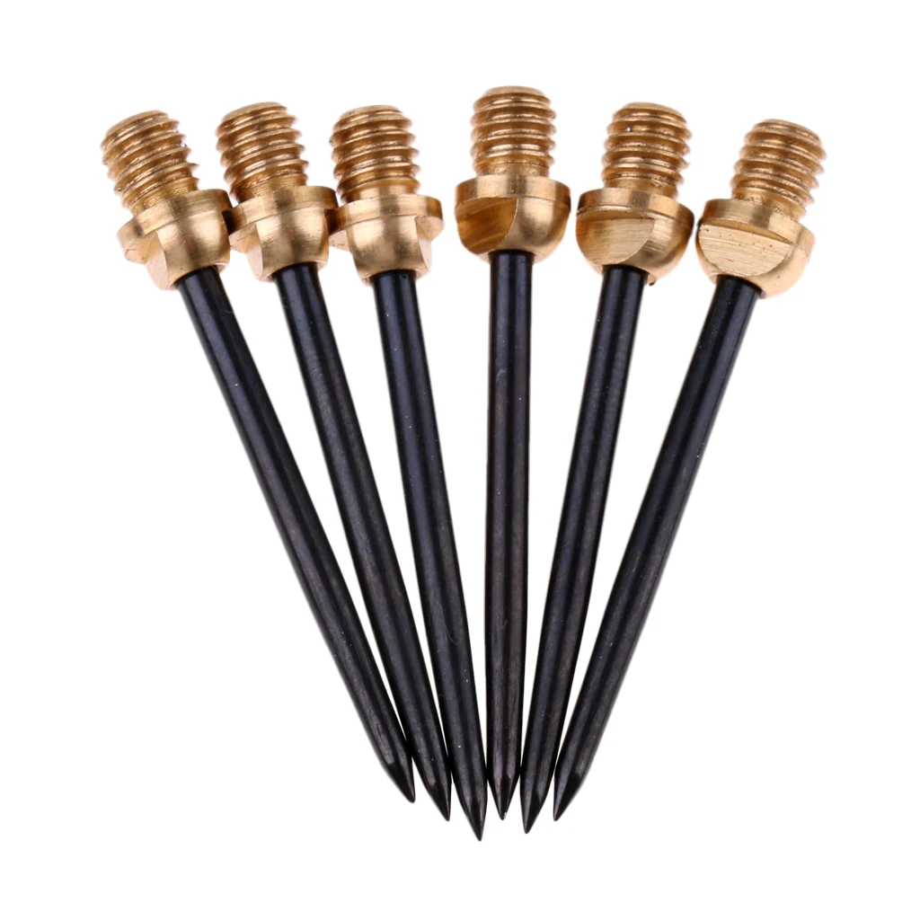 24pcs Harrows Darts Steel Tips Conversion Dart Tip Points 2BA Darts Accessories Black & White