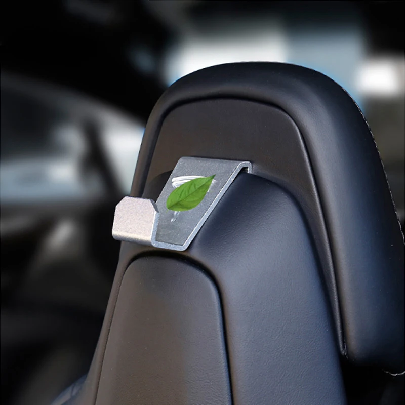 1 шт. автомобильное сиденье на спинку подголовника держатель Вешалка для хранения крюк зажим с логотипом Tesla для Tesla модель S X