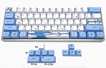 

Penguin Theme Thick PBT Dye-subbed Keycaps OEM Profile Fit Cherry MX Switches for GK61 GK64 GH60 XD60 XD64 Mechanical Keyboards