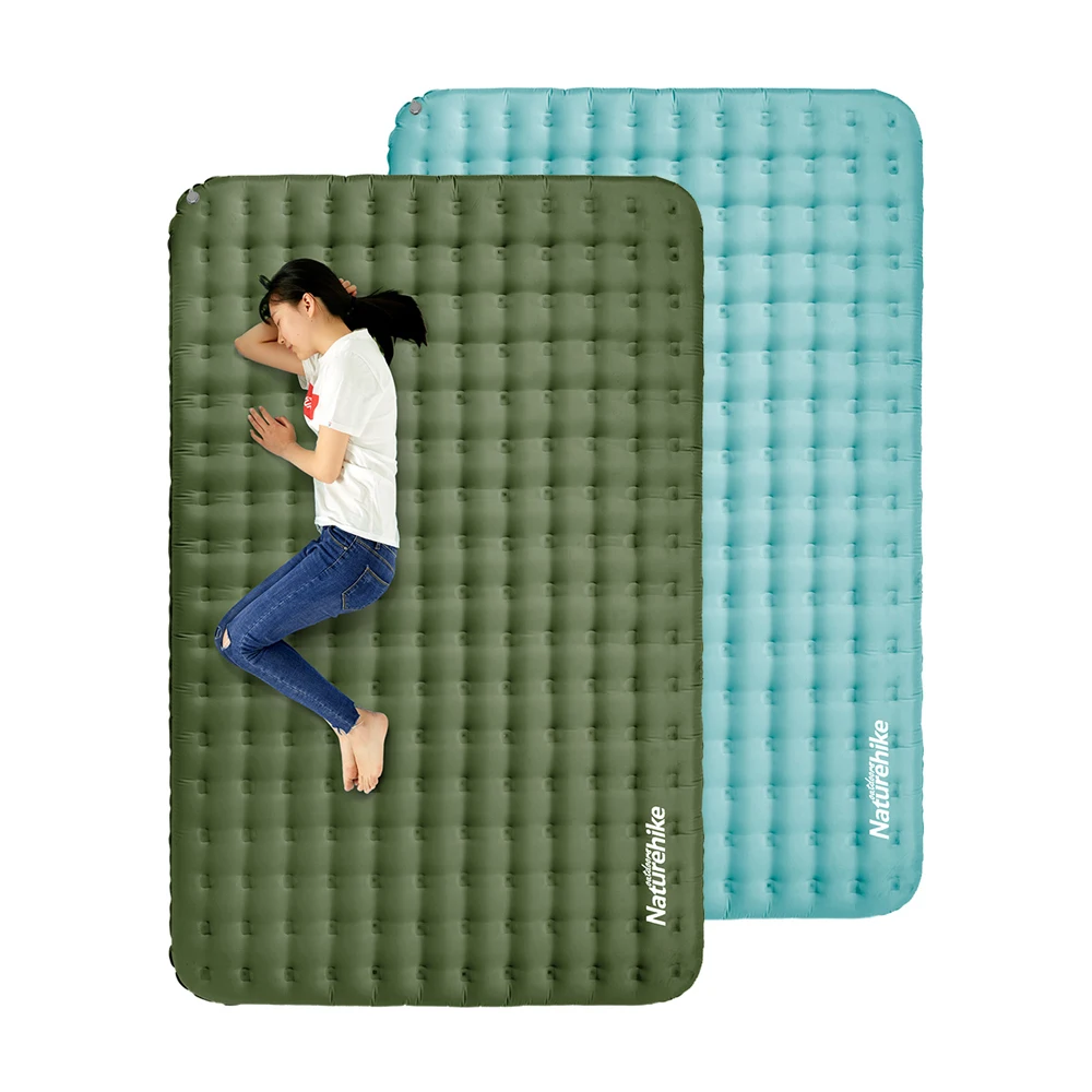 

Inflatable Sleeping Pad Wear Resistant Waterproof Two Person Air Mattress Outdoor Camping Hiking 130mm Thickness Mat