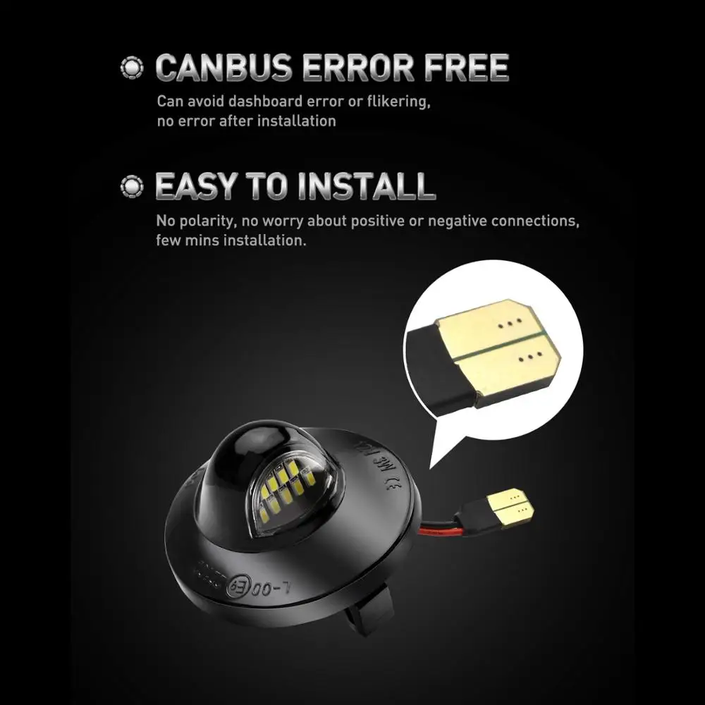 2 шт. светодиодный номерной знак светильник лампа Canbus Error Free для Ford F150 F250 F350 F450 F550