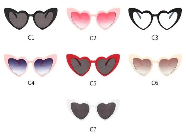 Женские солнцезащитные очки Love Heart