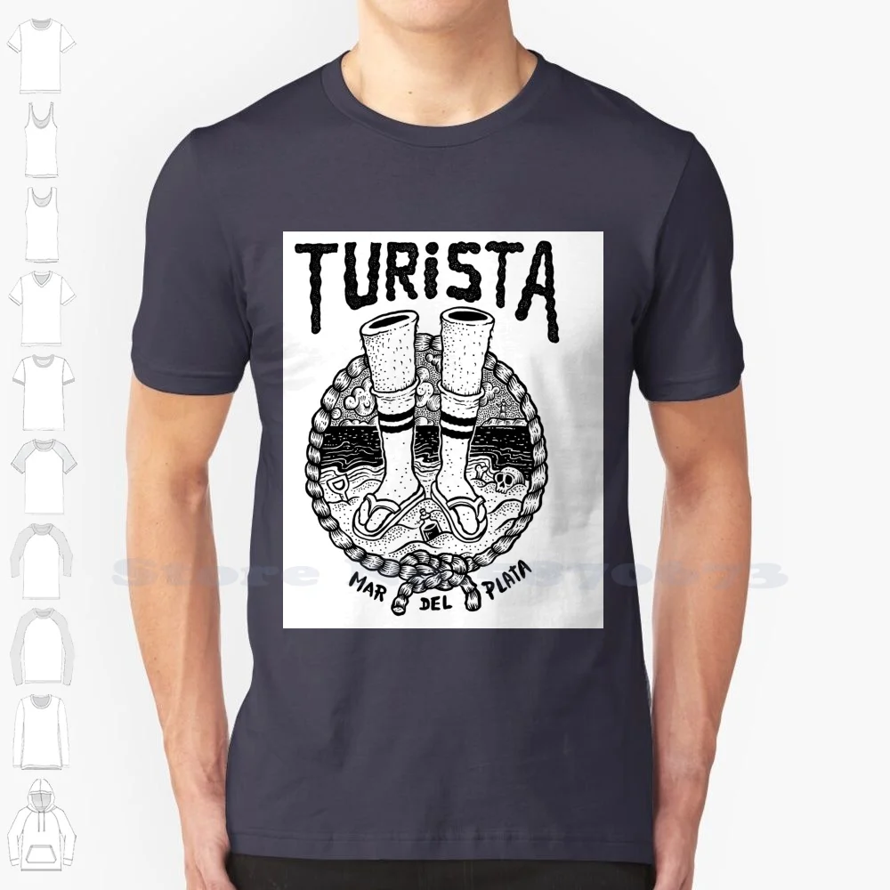 Turista Mar Del Plata Argentina Summer Funny T Shirt Per Uomo Donna Turista Mar Del Plata Argentina