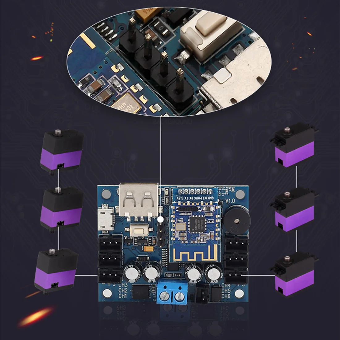 Программируемый Biped робот для соревнований по боксу Робот игрушка DIY Стволовые робот(готовой Продукт