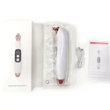 B01 электронный ЖК-дисплей для удаления черных точек вакуумное всасывание акне очиститель пор 6 присосок