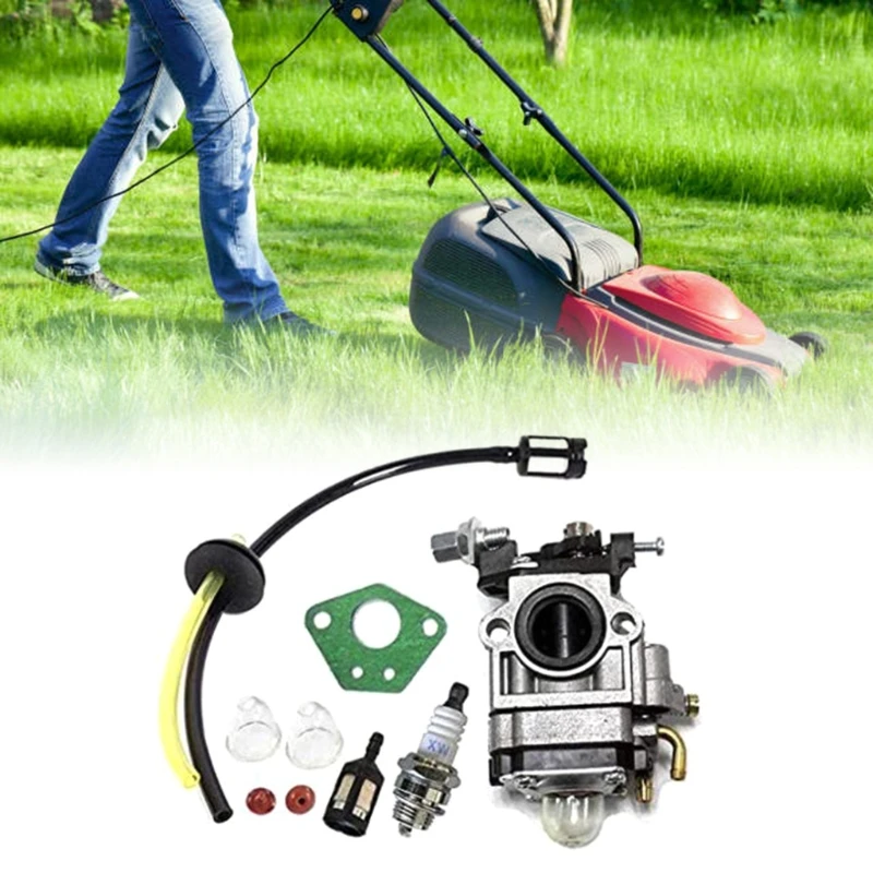 

Carburettor Kit for 52cc 49cc 43cc Brush Cutter with Seal Hose Spark Plug Petrol Filter Accessories Parts