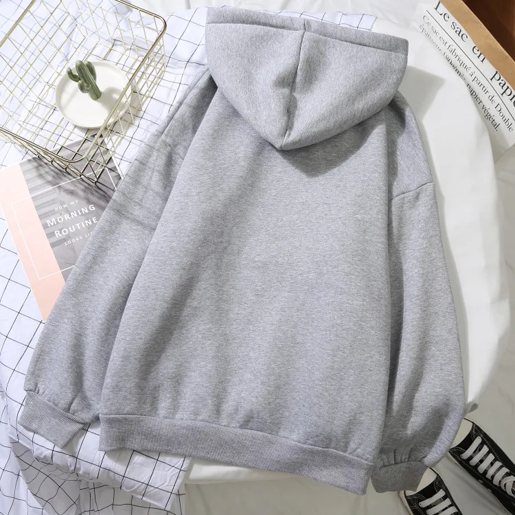 Sudadera Mujer Harajuku Модные женские толстовки с капюшоном корейские Ulzzang винтажные флисовые толстовки с длинными рукавами и капюшоном топы