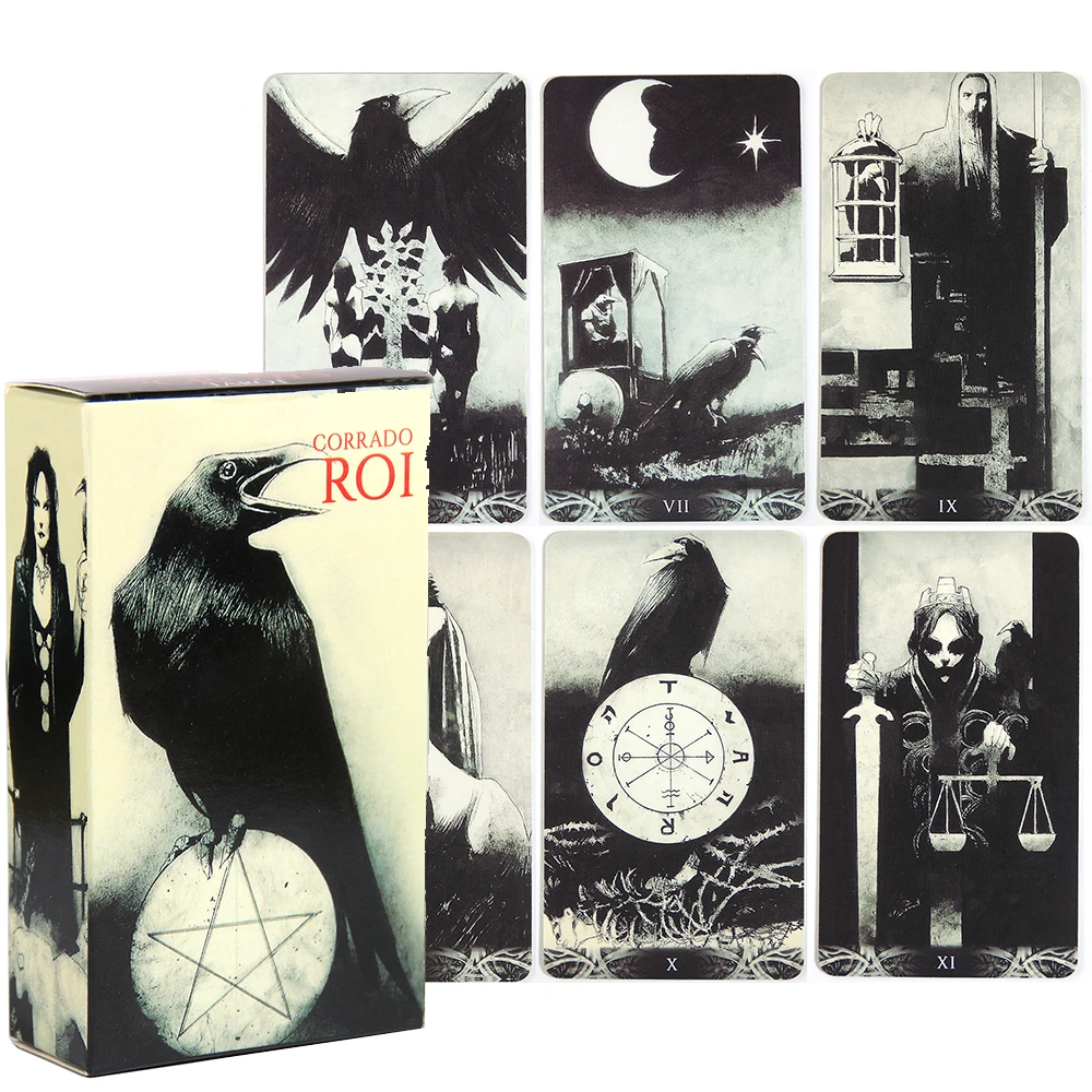 Como Saber Si Me Ama Tarot Murder Of Crows Tarot Cards Deck In Stock 78 Card Deck Corrado Roi  Divination Collection Gift Oracle Fairy Mystic Mondays Witche - Card Games  - AliExpress