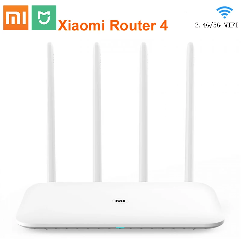 Xiaomi Mijia маршрутизатор 4 WiFi ретранслятор 1167 Мбит/с двухдиапазонный двухъядерный 2,4G 5 ГГц 802.11ac четыре антенны MiAPP управление беспроводные