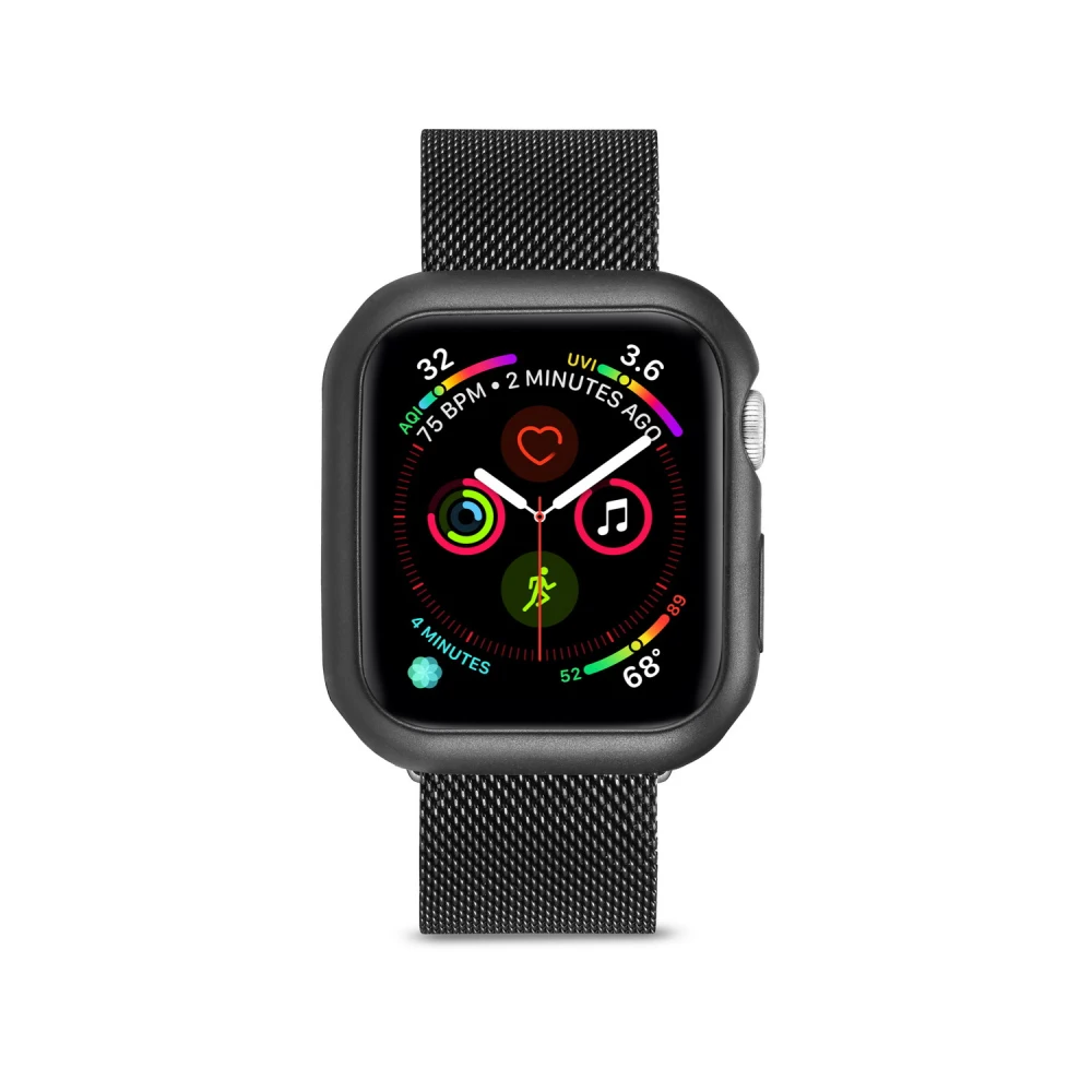 Силиконовый чехол для Apple Watch 4, 5, 40 мм, 44 мм, защитный бампер, ТПУ чехол для iWatch 3, 2, 1, 38 мм, 42 мм, аксессуары для ремешка для часов