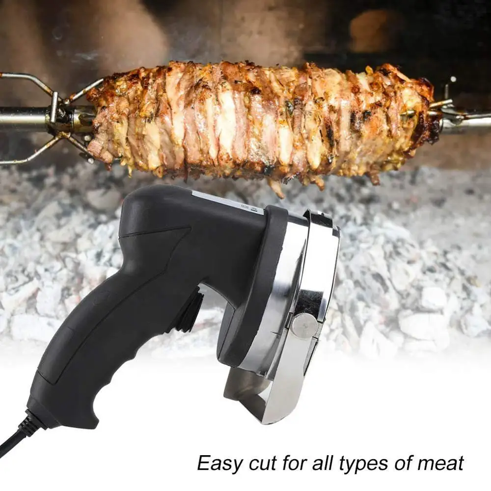 80W Electric Knife Gyro Doner Kebab Shawarma Cutter Slicer