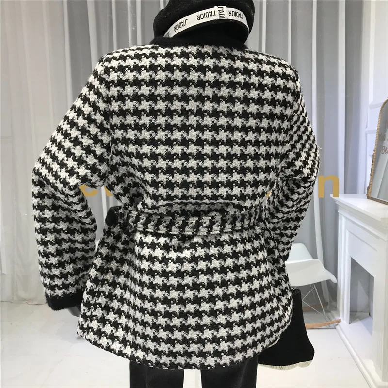 Abrigos Mujer Invierno, женская зимняя одежда, однобортная, толстая, с принтом, Женская куртка, пальто и куртки для женщин, корейский стиль