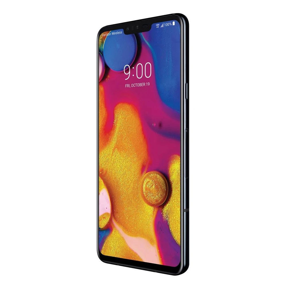 Original LG V40 ThinQ 4G LTE Mobile Phone 6.4'' 6GB RAM 64GB/128GB ROM 16MP Single/Dual SIM Fingerprint V405UA V405EBW CellPhone iphone 8 refurbished