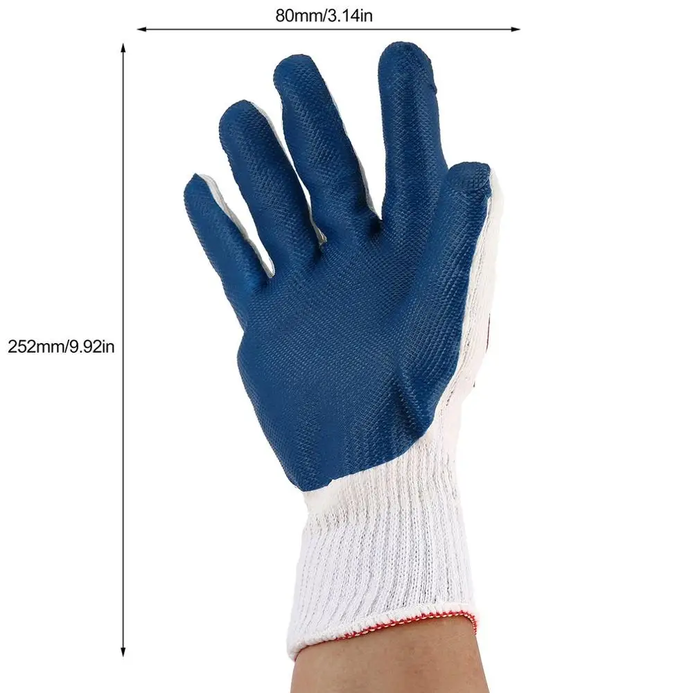 Противоскользящие дышащие рабочие перчатки против истирания износостойкие садовые перчатки защитные перчатки промышленные перчатки