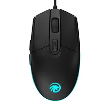 Проводная игровая мышь 6 кнопок 3200 dpi Регулируемая оптическая USB мышь с 7 яркими цветами светодиодный эргономичный дизайн для ПК ноутбука Yw