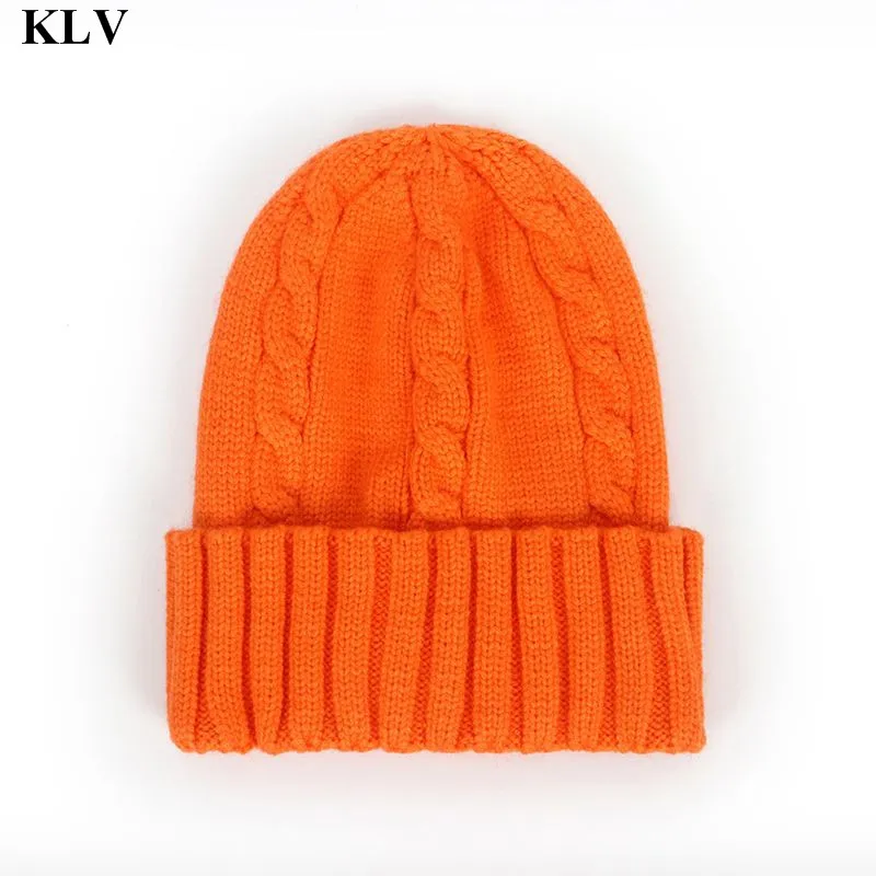 KLV, осенне-зимняя вязаная детская вязаная шапка для малышей, теплая шапка для маленьких мальчиков и девочек, детская шапочка для маленьких девочек