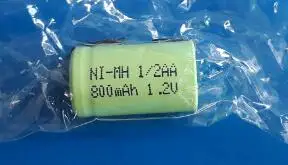 

free ship 4pcs/lot 1.2V 1/2AA 800mAh ni-mh rechargeable shaver nimh battery