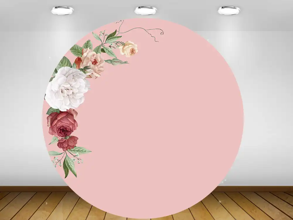 Pink Background Circle gambar ke 15