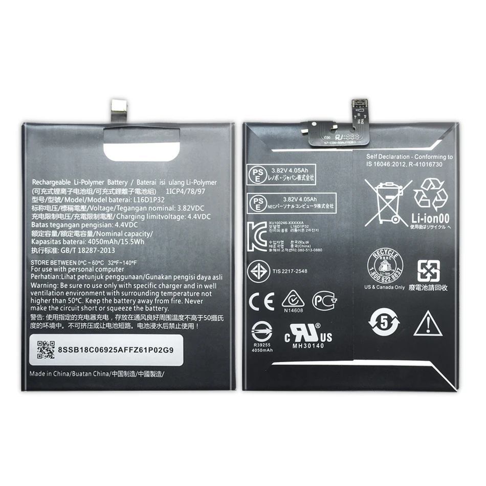 3,82 V 4050 мА/ч, L16D1P32 для lenovo Phab 2 Plus/PB2-670 PB2-670N PB2-670M PB2-670Y запасная батарея для мобильного телефона