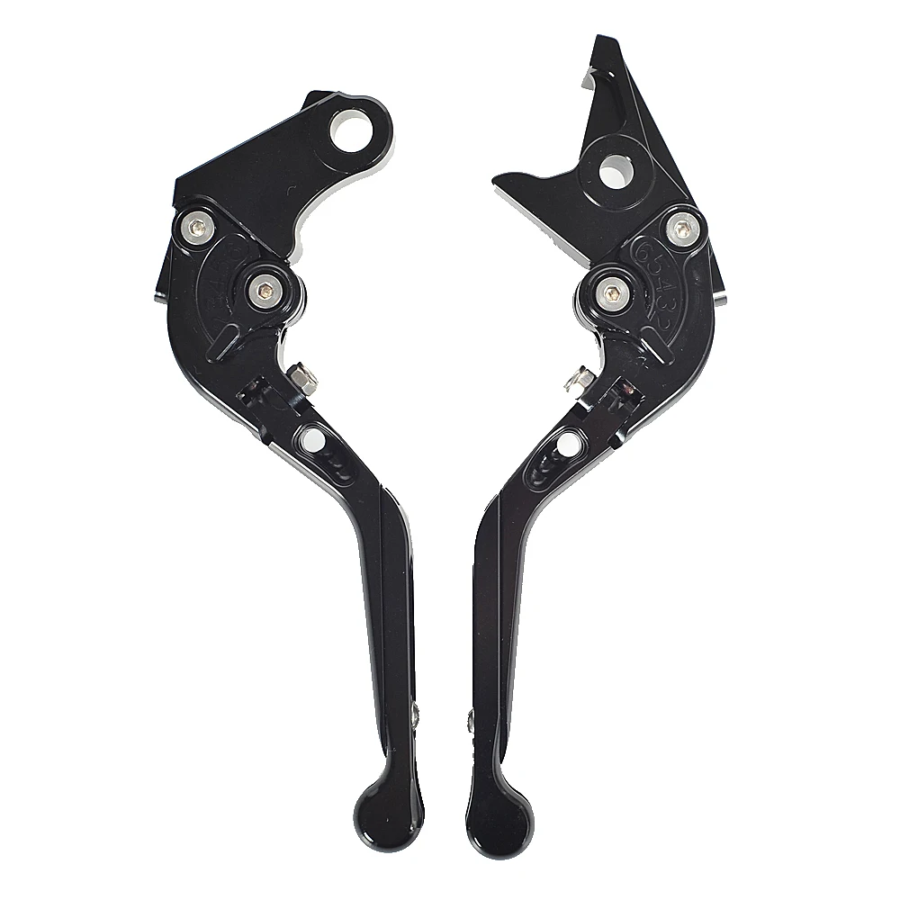 Складной тормозной рычаг сцепления для мотоцикла Ducati HYPERMOTARD 796 2010-2012 - Цвет: Black