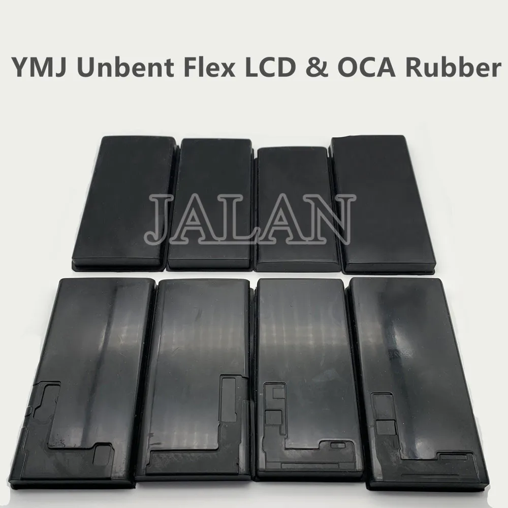 YMJ unbent flex lcd/oca резиновый сенсорный экран Стекло oca форма для ламинирования использовать черный каучук для samsung S10E/S10 plus/S10 дигитайзер