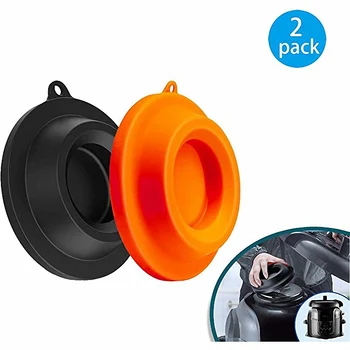 

2Pc Lid Holder Silicone Lid Holder Accessory and Steam Release Splitter Silicone Lid Holder for 5 Qt, 6.5 Qt and 8 Quart