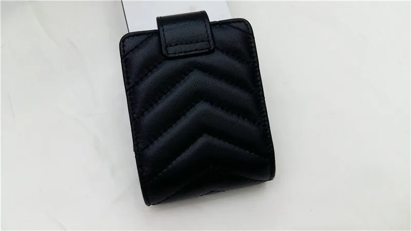 Luxury famous lady lipstick bag real leather fashion women rouge purse classic hasp new style design women's mini-cosmetic bags