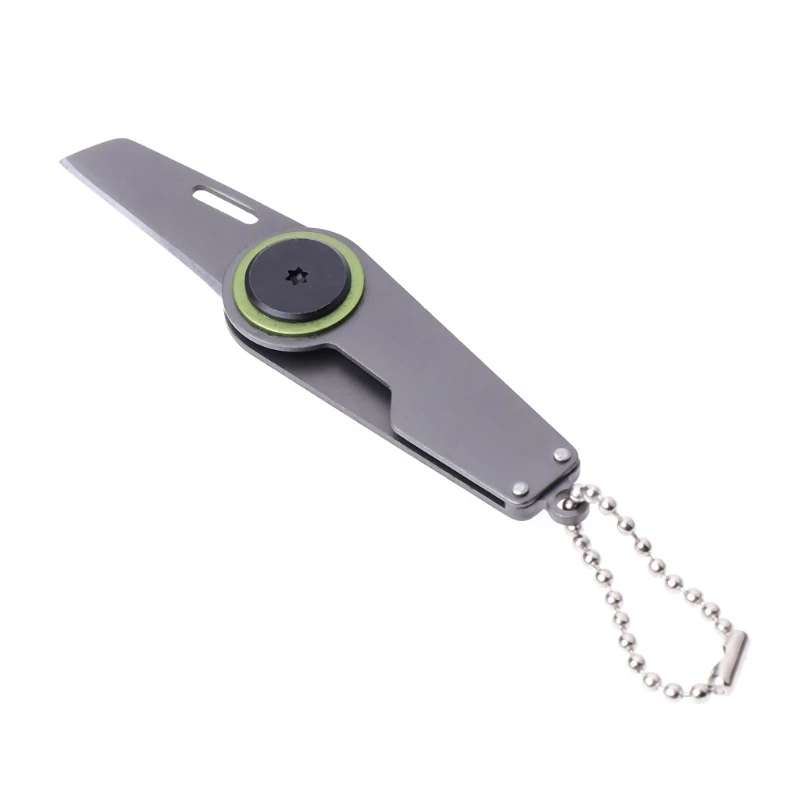 

Tactical Mini Pocket Folding Knife Survival Portable Camping EDC Key Chain Tool
