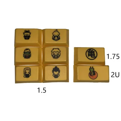 1 комплект PBT дополнительные 1.75U 1.5U 2U клавиши для MX Переключатель механическая