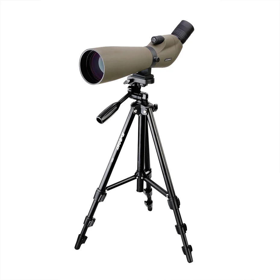 SVBONY SV401 20-60x80 Оптическая Труба с зумом многослойный призменный телескоп регулируемый угол обзора охотничьи Монокуляры w/5" штатив