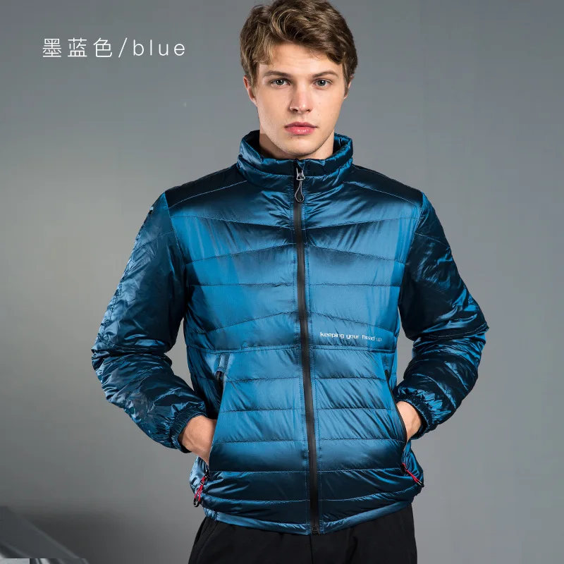 blue Бренд NewBang, мужской пуховик, ультра легкий пуховик, мужской зимний пуховик, ветровка, плюс пуховик - Цвет: blue