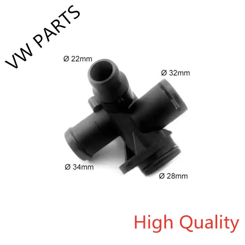 Новый Фланец охлаждающей жидкости для Audi A4 A6 OEM:06D121132A 06D 121 132 A | Автомобили и