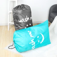 1pc Nylon Foldable Storage Bags Wash Drawstring Laundry Bag Organizer Wash Travel Storage Pouch Home Organizer Wholesale Hot 2