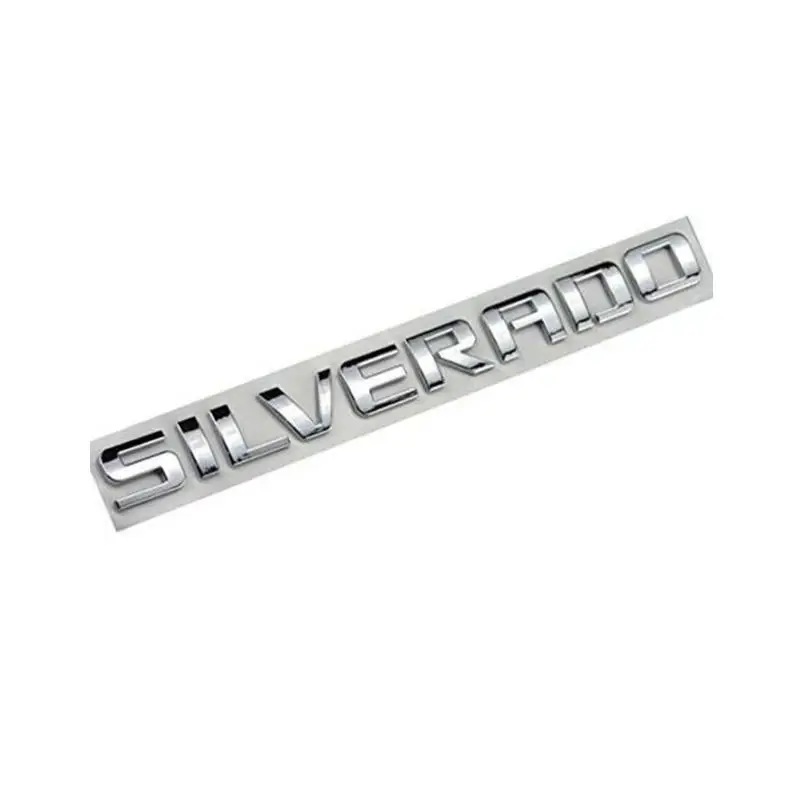 ABS пластиковая наклейка 3d SILVE-RADO эмблема значок - Название цвета: Black