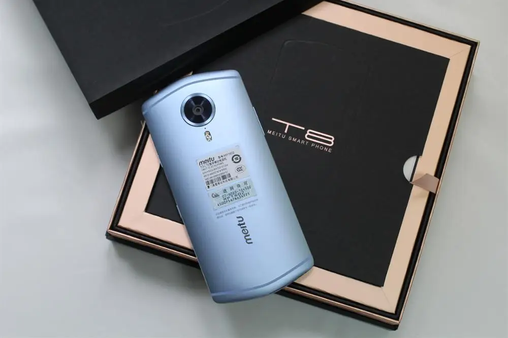 Meitu T8 мобильный телефон MTK6797 Deca Core Android 6,0 5," Amoled 1920x1080 4 Гб Ram 128 ГБ Rom МП отпечаток пальца - Цвет: 4gb 128gb blue