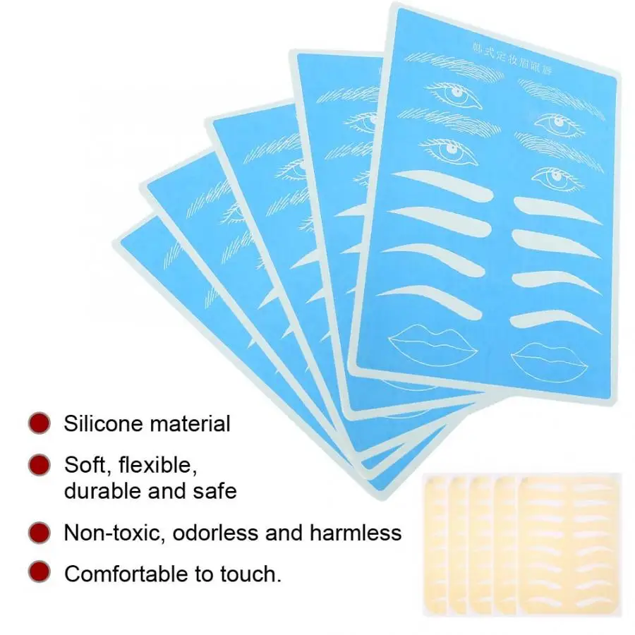 Тату машинка 5 шт. в комплекте пистолет для перманентного макияжа микроблейдинга