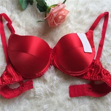 Дамская мода супер пуш-ап Передняя Кнопка регулируемые шелковые мягкие дышащие бюстгальтеры женские сексуальные бесшовные одноцветные бюстгальтеры