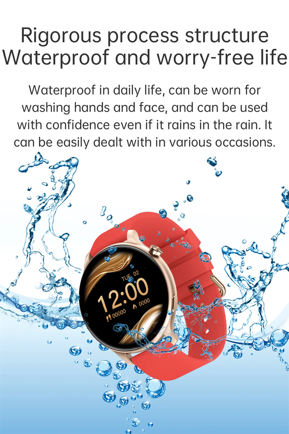 2022 New Bluetooth call Smart Watch Women Men Dynamic dial Information Remind Sports Multifunctional Waterproof Smartwatch+Box