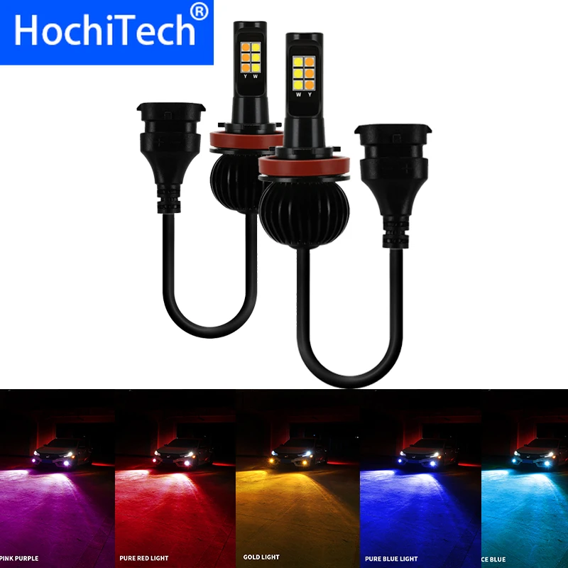 2 шт. H8 H11 881 880 Светодиодная лампа HB4 Led HB3 9006 9005 H27 H3 H1 противотуманный светильник s