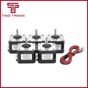 

5pcs/lot Quality 17HS3401S 4-lead Nema 17 Stepper Motor 42 motor 42BYGH 1.3A CE ROSH ISO CNC Laser and 3D printer