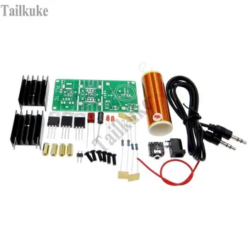 

Tesla Coil Set Mini Music Plasma Horn Speaker DIY Electronic Component Parts