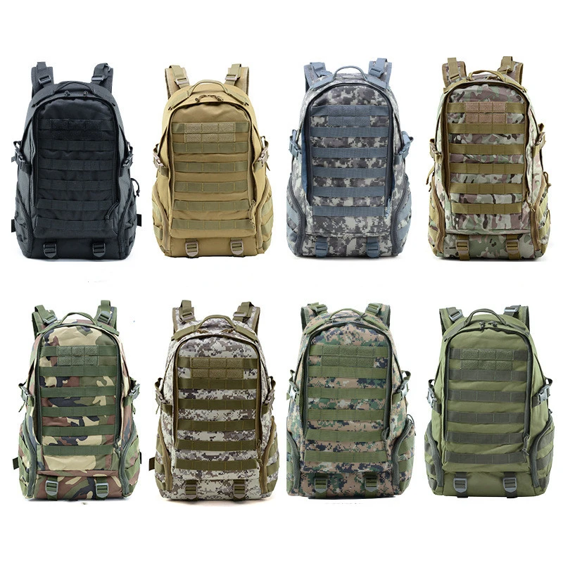 Тактический Рюкзак Molle, рюкзак для путешествий, военный рюкзак, уличный, для охоты, туризма, кемпинга, 27Л, большая емкость, износостойкая сумка