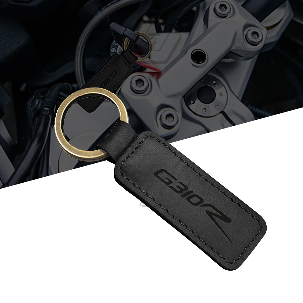 

Motorcycle Cowhide Keychain Key Ring Case for BMW Motorrad G310R G310 Models