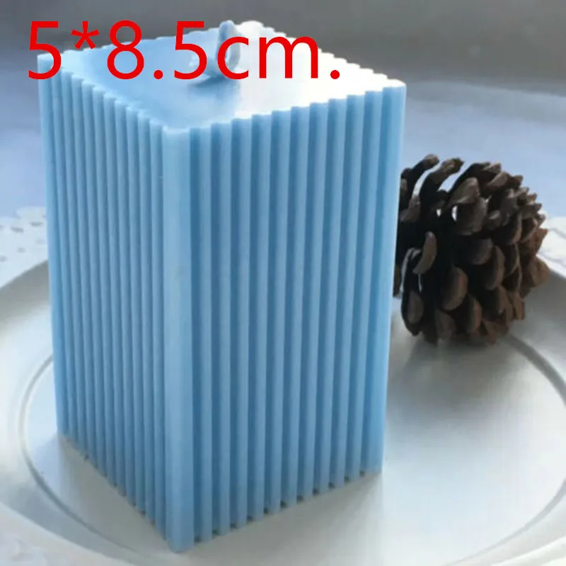 5x8.5cm Многоразовые свечи для мыла ручной работы, пластиковые формы для изготовления свечей ручной работы, формы для мыла ручной работы - Цвет: 5x8.5cm
