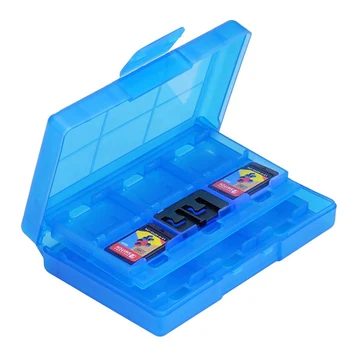 

For Switch Card Case Memory Game Card Micro SD Box 24 In 1 Cartridge Storage Holder For Nintend NS NX ABS Shockproof Hard Shell