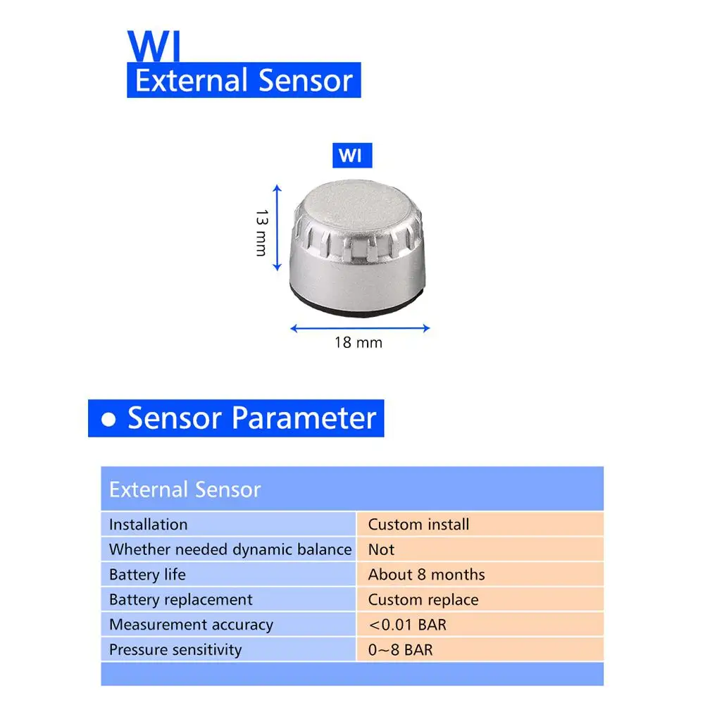 Yiwa M3 мотоцикл TPMS система контроля давления в шинах 2 Внешний датчик беспроводной с ЖК-дисплеем мото авто сигнал о падении давления в шине системы s