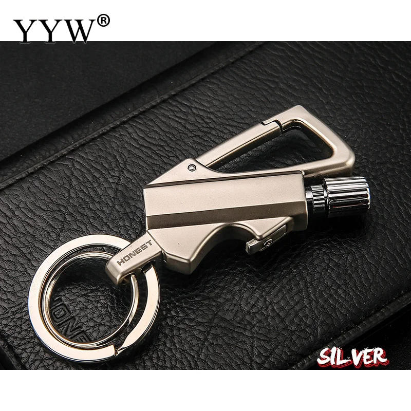 silver Instant Emergency Encendedor Fire Starter Magnesium Flint Striker Isqueiro Camping Lighter Kitchen Cigarette Lighters Matches - Цвет: silver