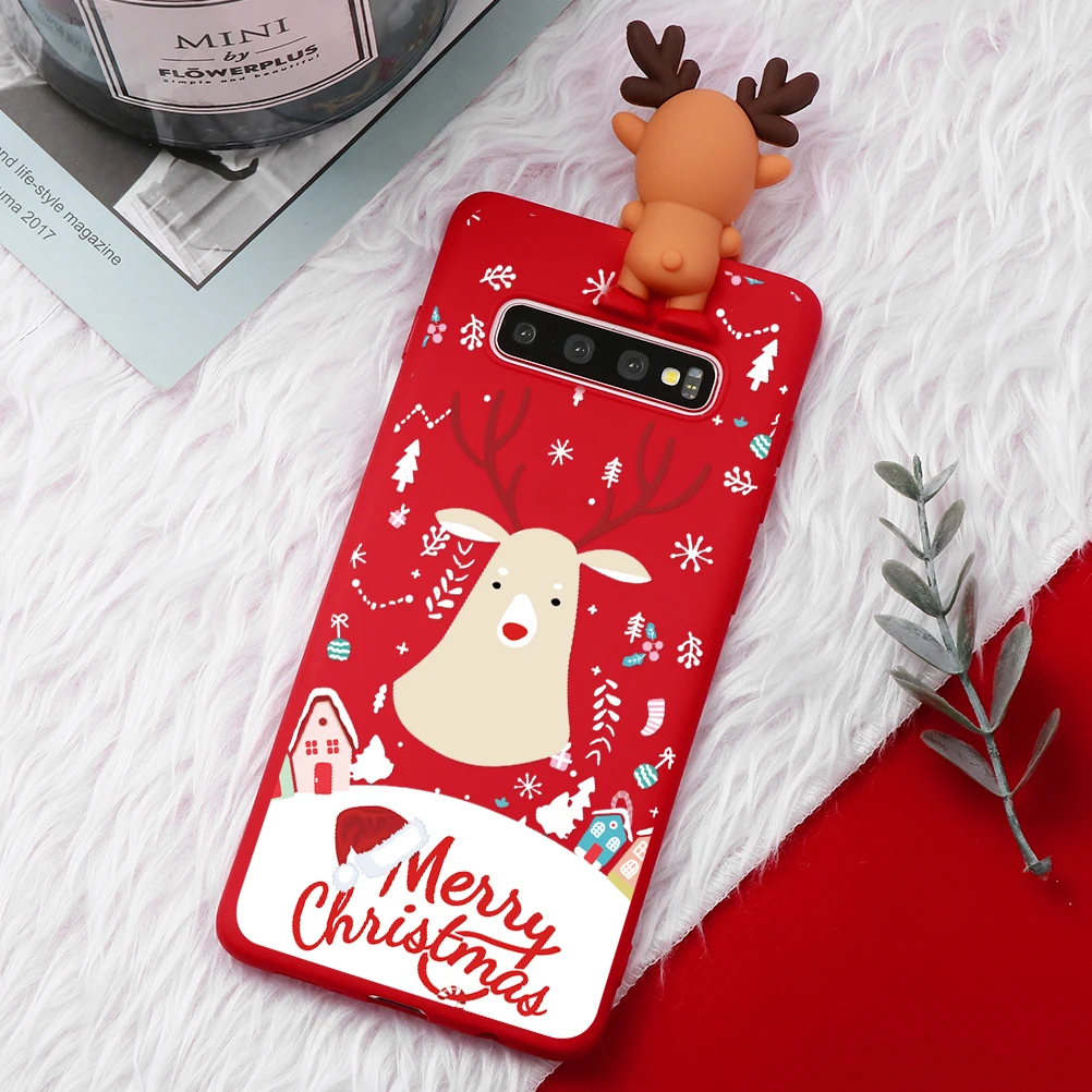 Klho-sd1ltzj Счастливого Рождества чехол для samsung Galaxy A50 A50S A40 A70 A60 A7 A9 A8 A6 плюс A3 A5 M10 M20 M30 M40 мультфильм накладка олень - Цвет: Klho-sd1ltzj