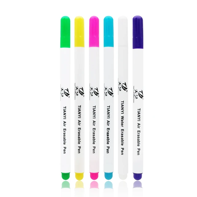 VCLEAR Water Soluble Pen White Color 3 Pcs Wasable Ink Textile Leather Erasable  Marking Pen Fabric Erasable Marker Pen - AliExpress